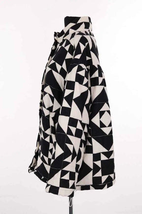 Manteau Hod Noir en Coton