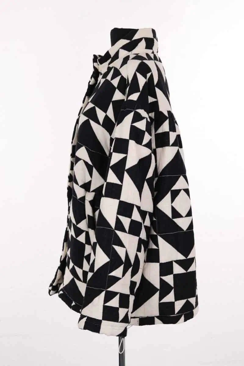 Manteau Hod Noir en Coton