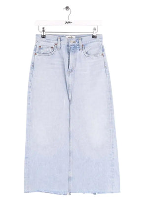 Jupe Agolde Bleu en Coton, taille XS - Seconde Main