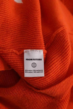 Pull From Future Orange en Coton