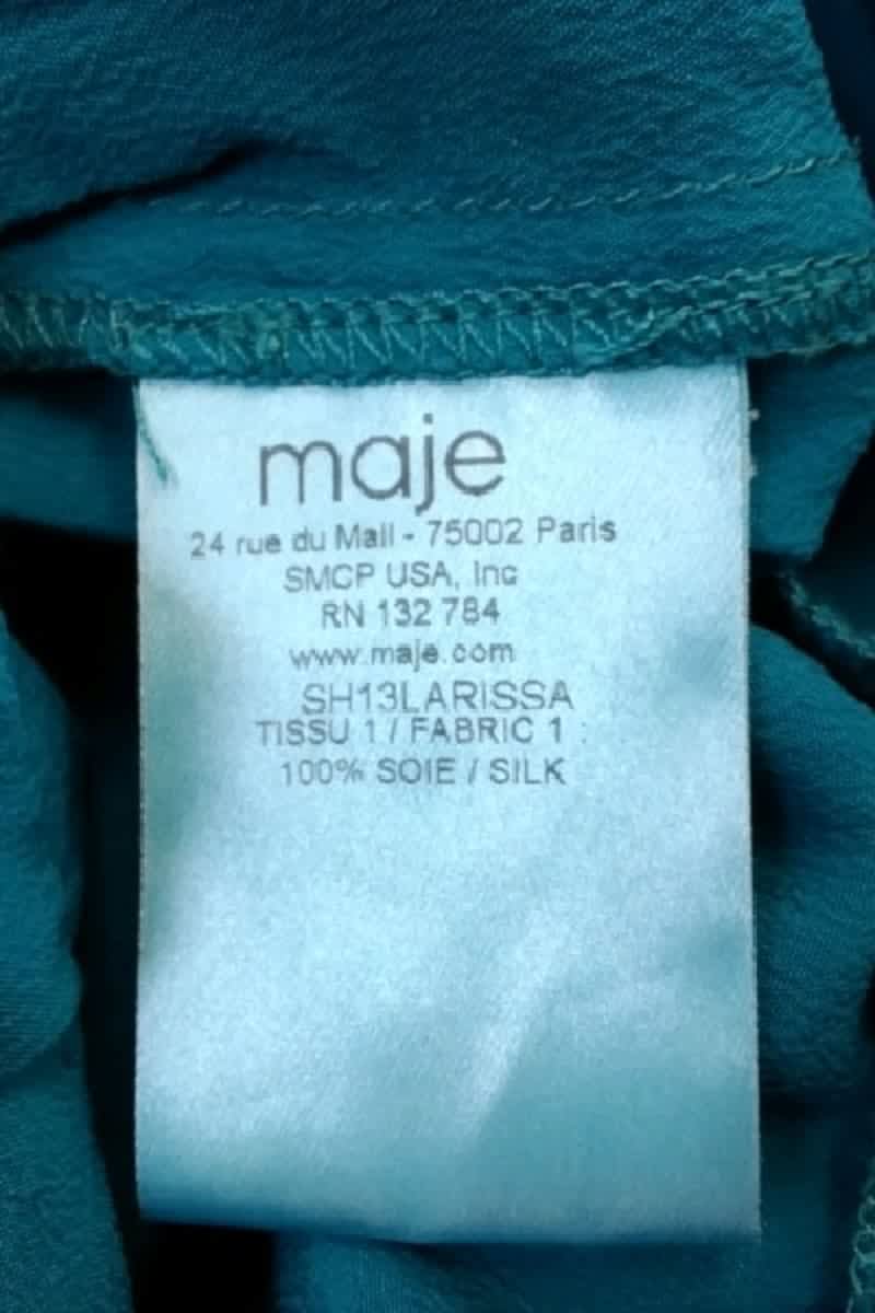 Robe Maje  Bleu