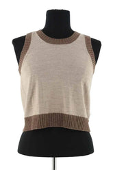 Top Officine Générale Beige en Laine, taille M - Seconde Main