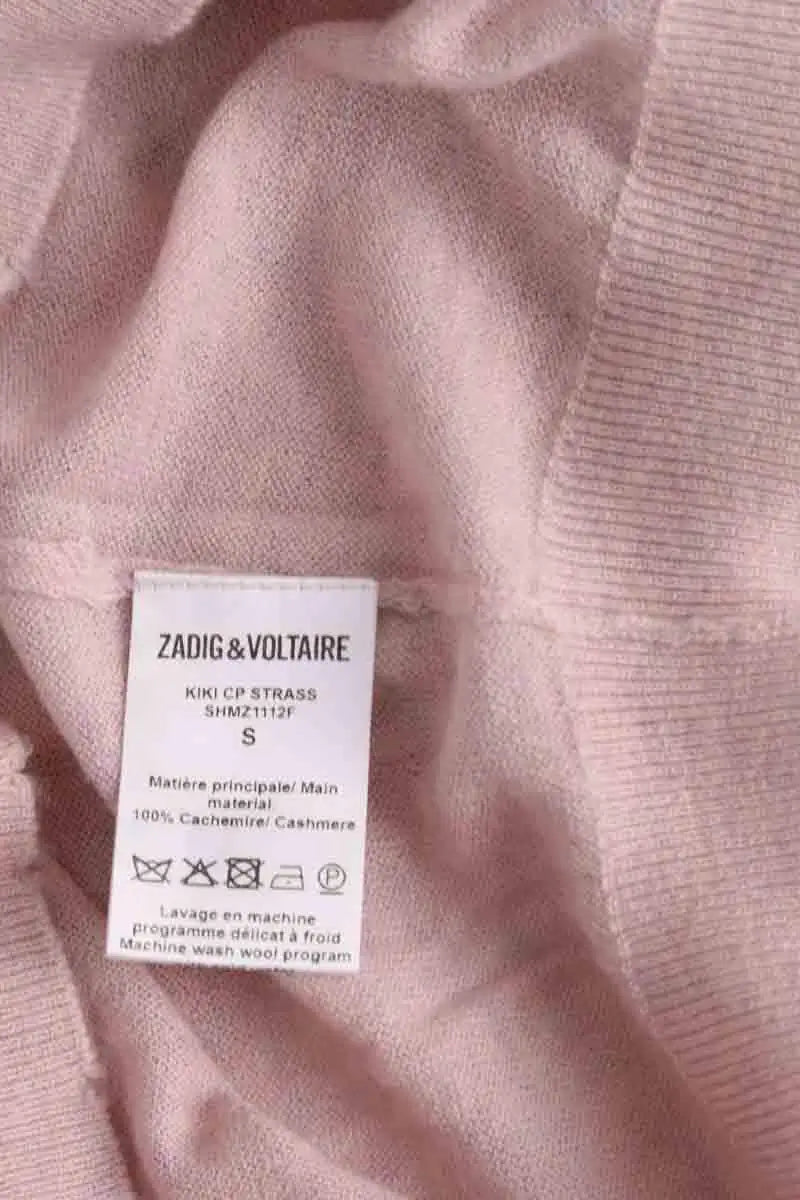 Pull Zadig & Voltaire Rose en Cachemire