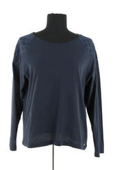 Top Des Petits Hauts Marine en Coton, taille L - Seconde Main