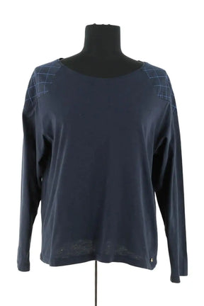 Top Des Petits Hauts Marine en Coton, taille L - Seconde Main