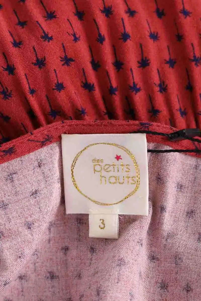 Robe Des Petits Hauts Rouge en Viscose