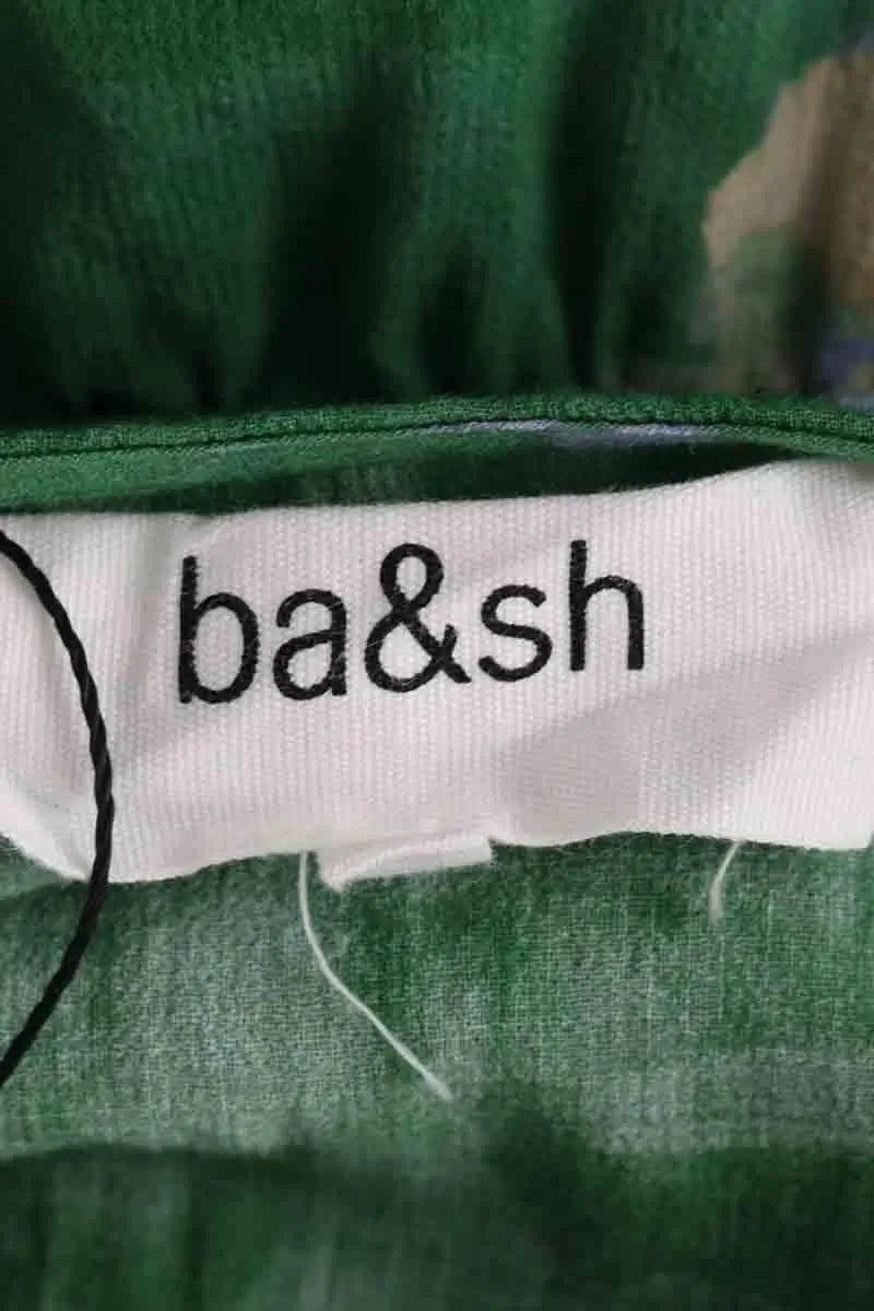 Robe Ba&Sh Vert en Coton
