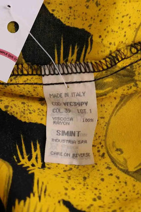 Robe Moschino Jaune en Viscose