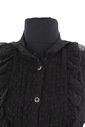 Robe The Kooples Noir en Soie
