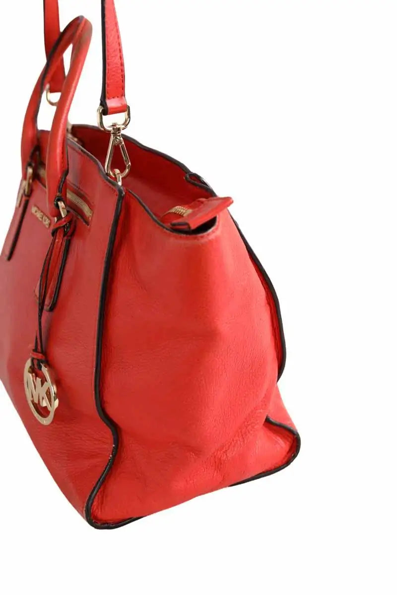 Sac à main Michael Kors Orange en Cuir
