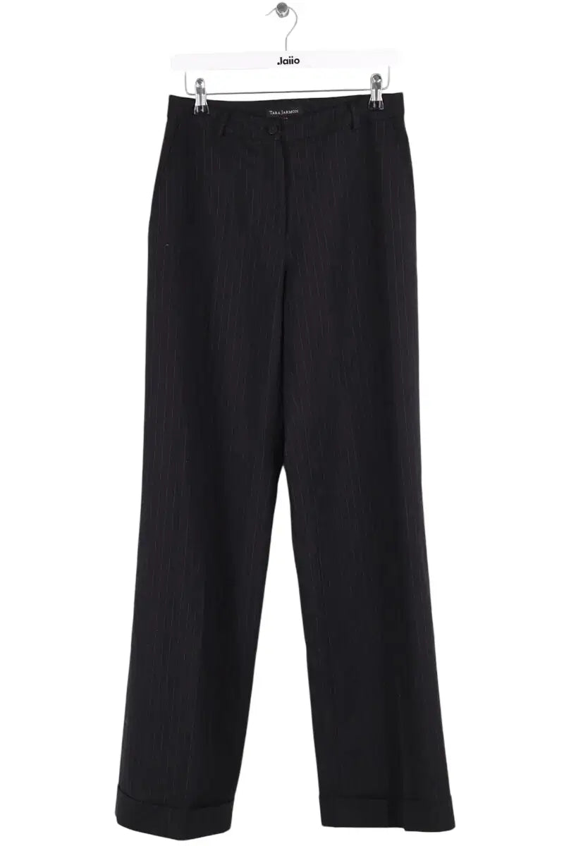 Pantalon Tara Jarmon Noir en Laine, taille L - Seconde Main