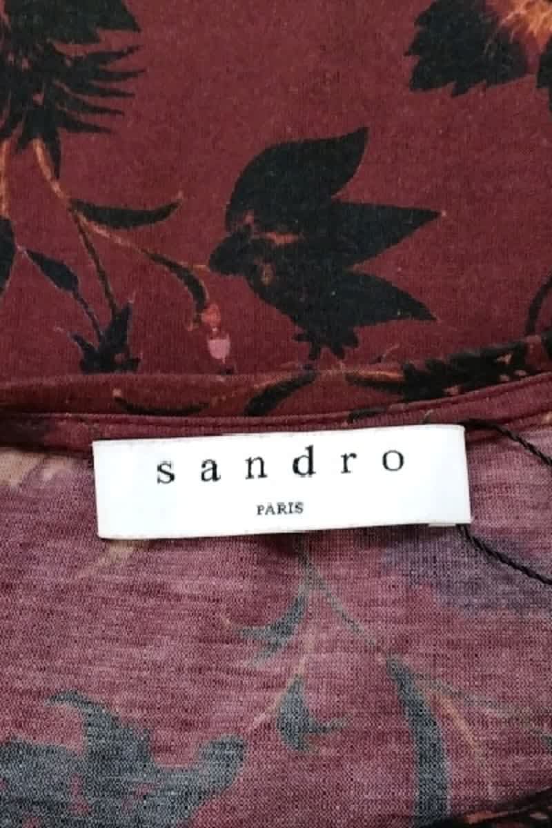 T-shirt Sandro  Bordeaux