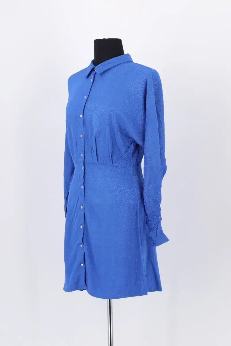 Robe Balzac Bleu en Synthétique