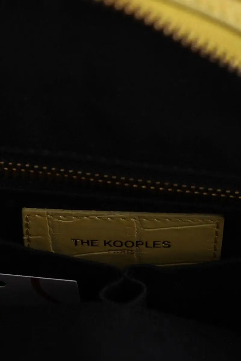 Sac à main The Kooples Jaune en Cuir