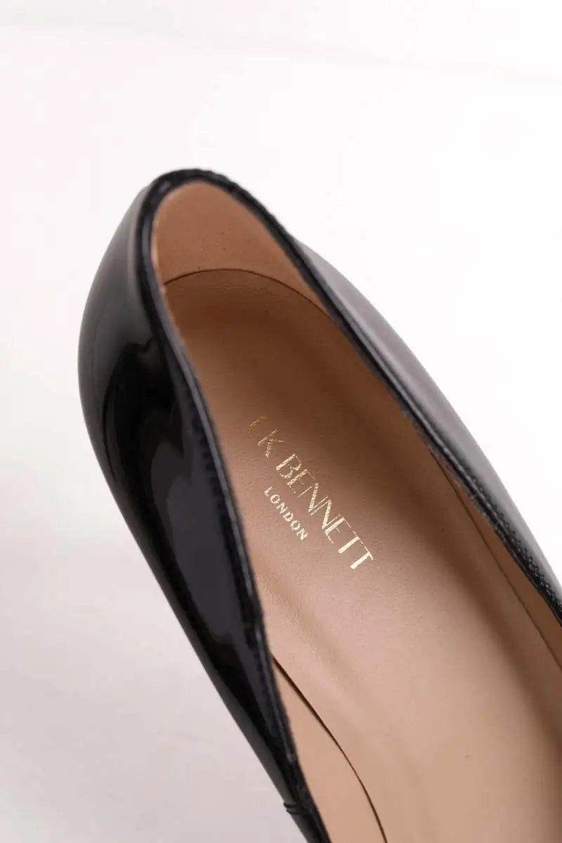 Talons LK Bennett Stila Noir en Cuir verni