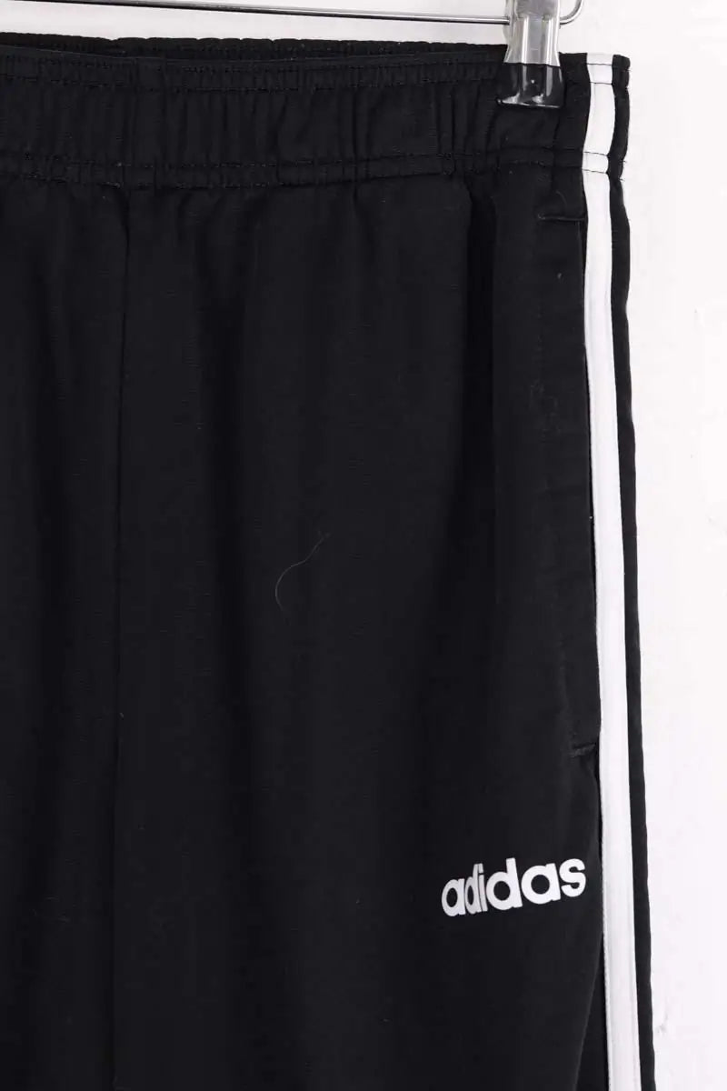 Pantalon droit Adidas Noir en Synthétique