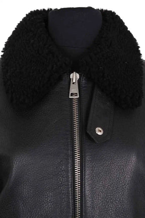 Blouson Ami Noir en Cuir