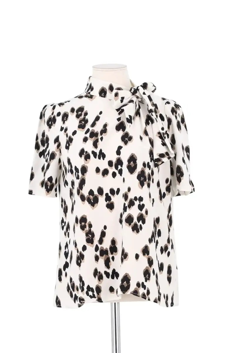 Blouse Claudie Pierlot Ecru en Viscose, taille M - Seconde Main
