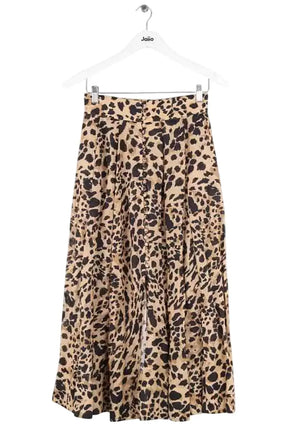 Jupe Zimmermann Beige en Lin, taille S - Seconde Main