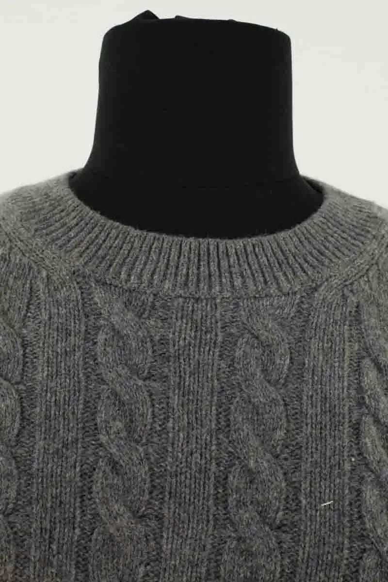 Pull Maje Anthracite en Laine