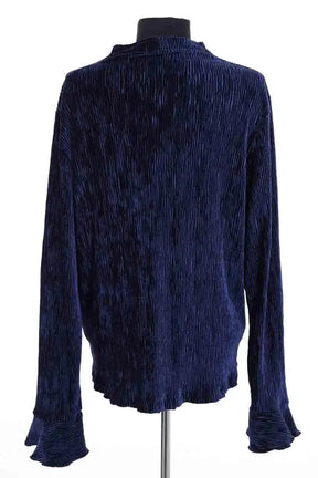 Top Balzac Bleu en Synthétique