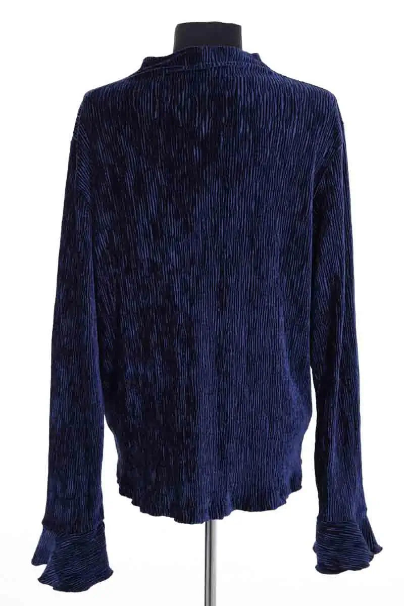 Top Balzac Bleu en Synthétique