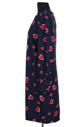 Robe Tara Jarmon Marine en Viscose