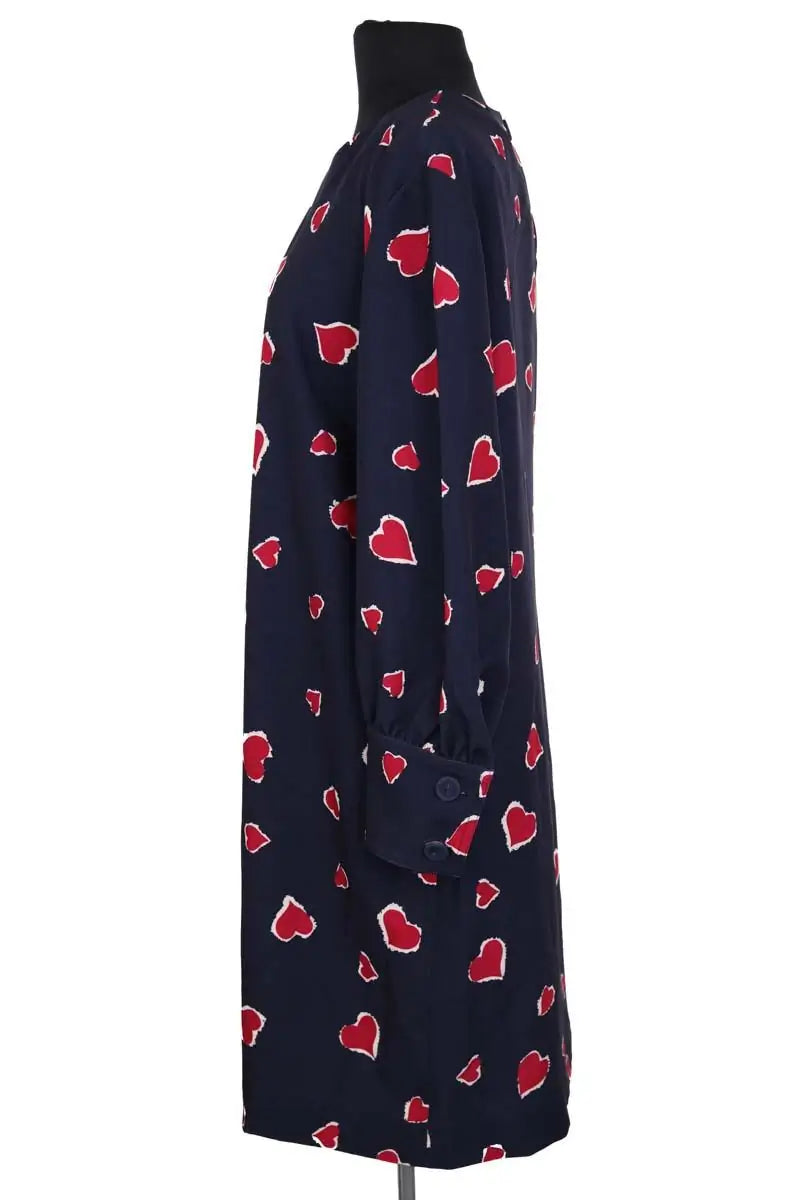 Robe Tara Jarmon Marine en Viscose