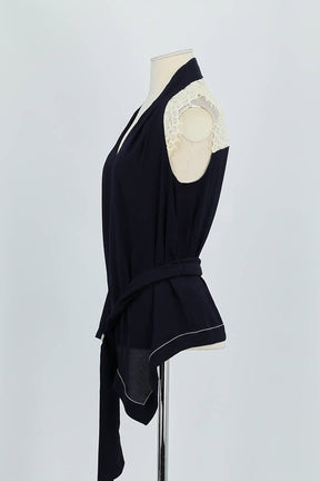 Top sans manche Claudie Pierlot  Marine