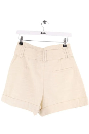 Mini short Sézane Ecru en Coton