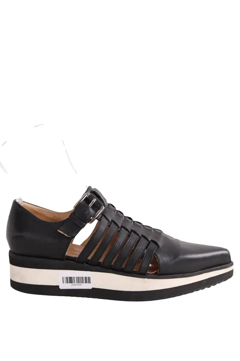 Sabots Barbara Bui Noir en Cuir, taille 37 - Seconde Main