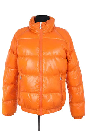 Doudoune Pyrenex Orange en Fourrure, taille XS - Seconde Main