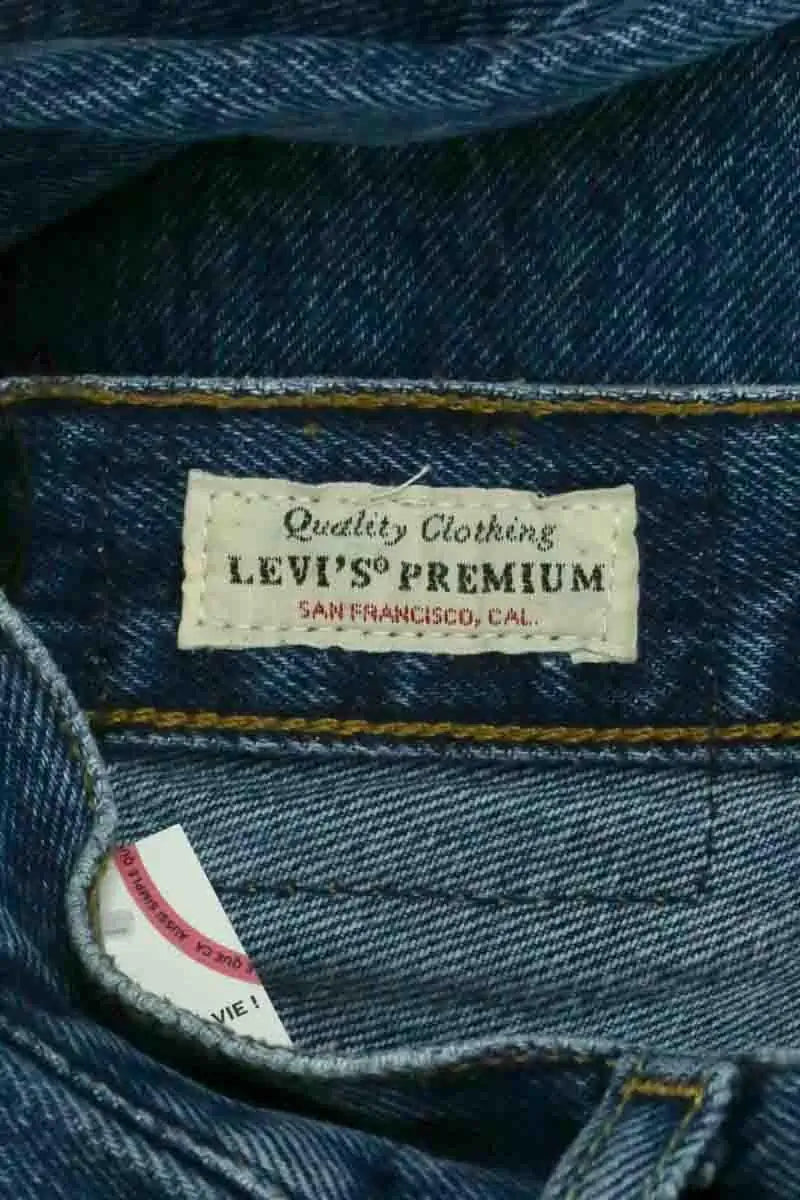 Jean droit W23 L26 Levi's 501 Bleu en Coton