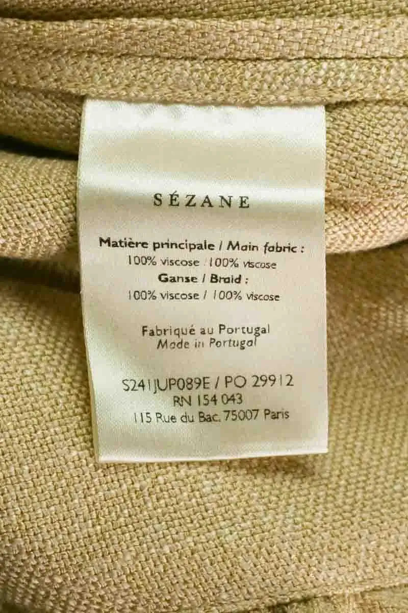 Jupe Sézane Beige en Coton