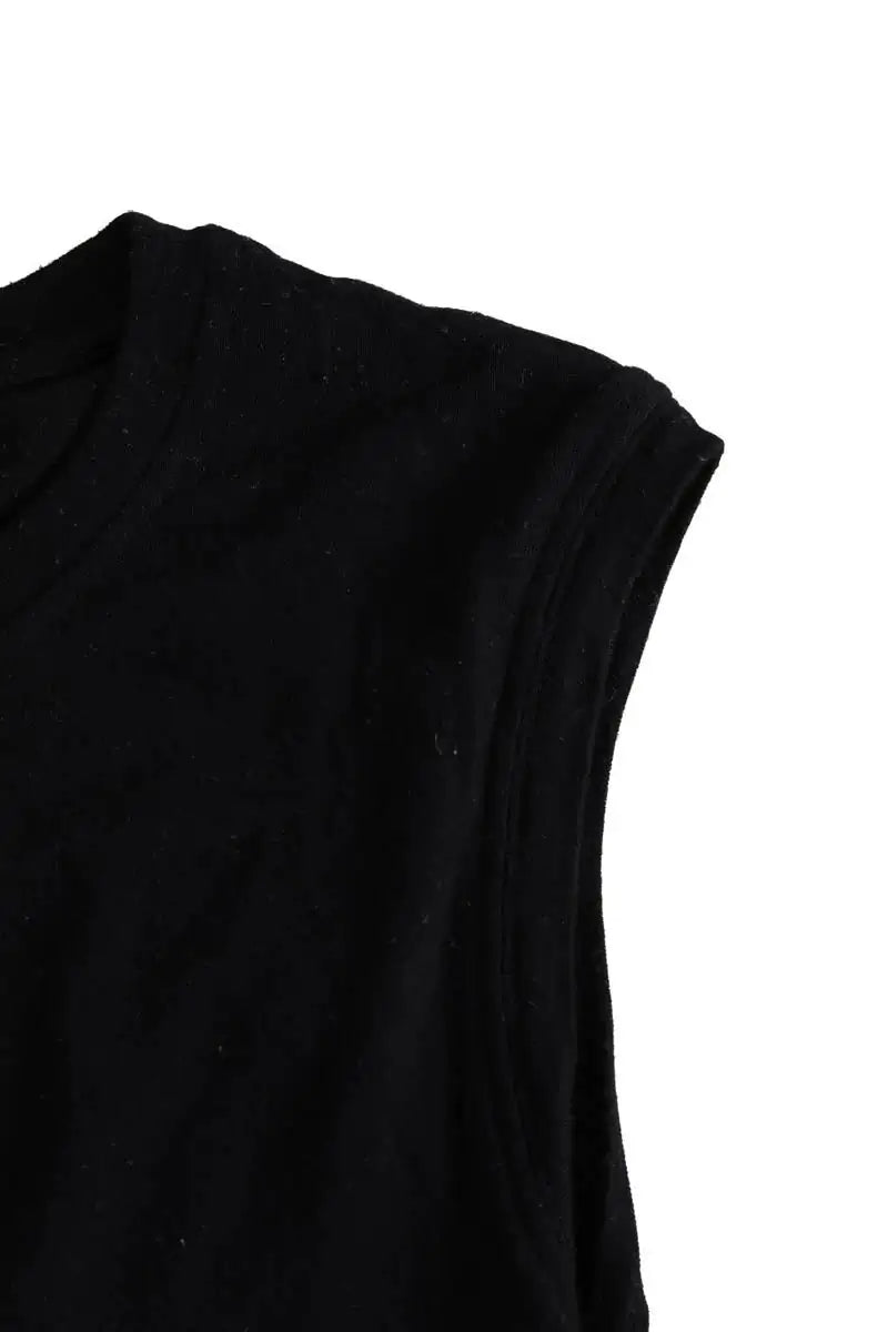 Top sans manche Ba&Sh Noir en Synthétique