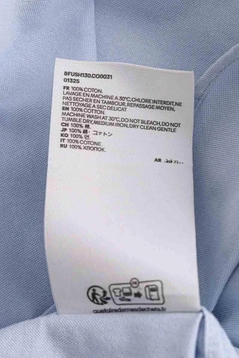 Chemise Ami Bleu en Coton