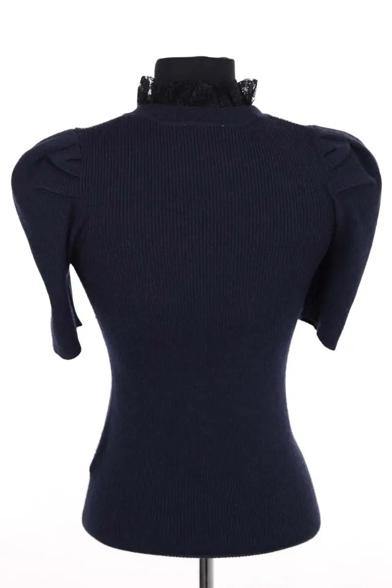 T-shirt Sandro Marine en Viscose