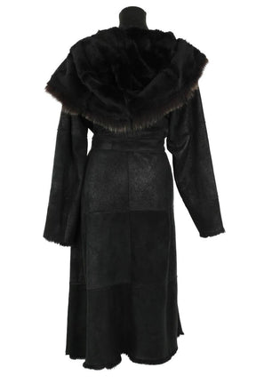 Manteau Yves Salomon  Noir