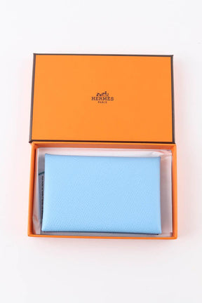 Porte-cartes Hermès  Bleu