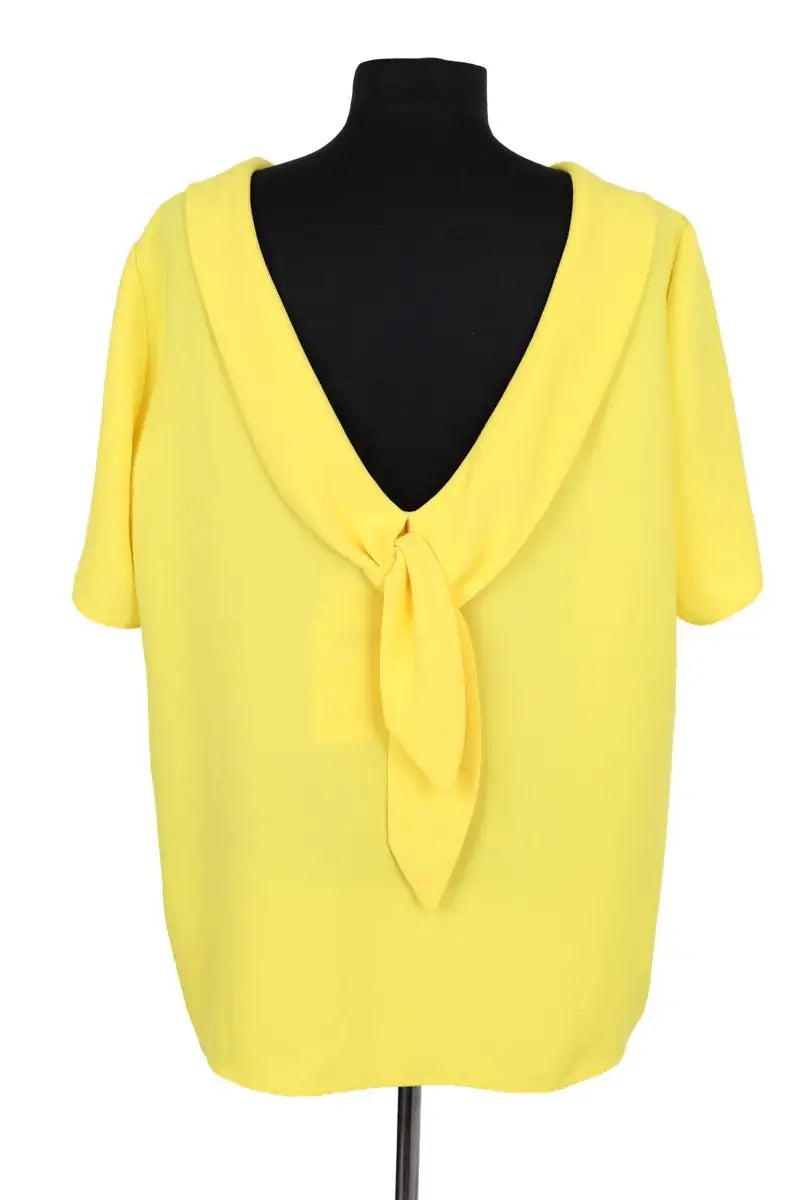 Blouse Tara Jarmon Jaune en Synthétique
