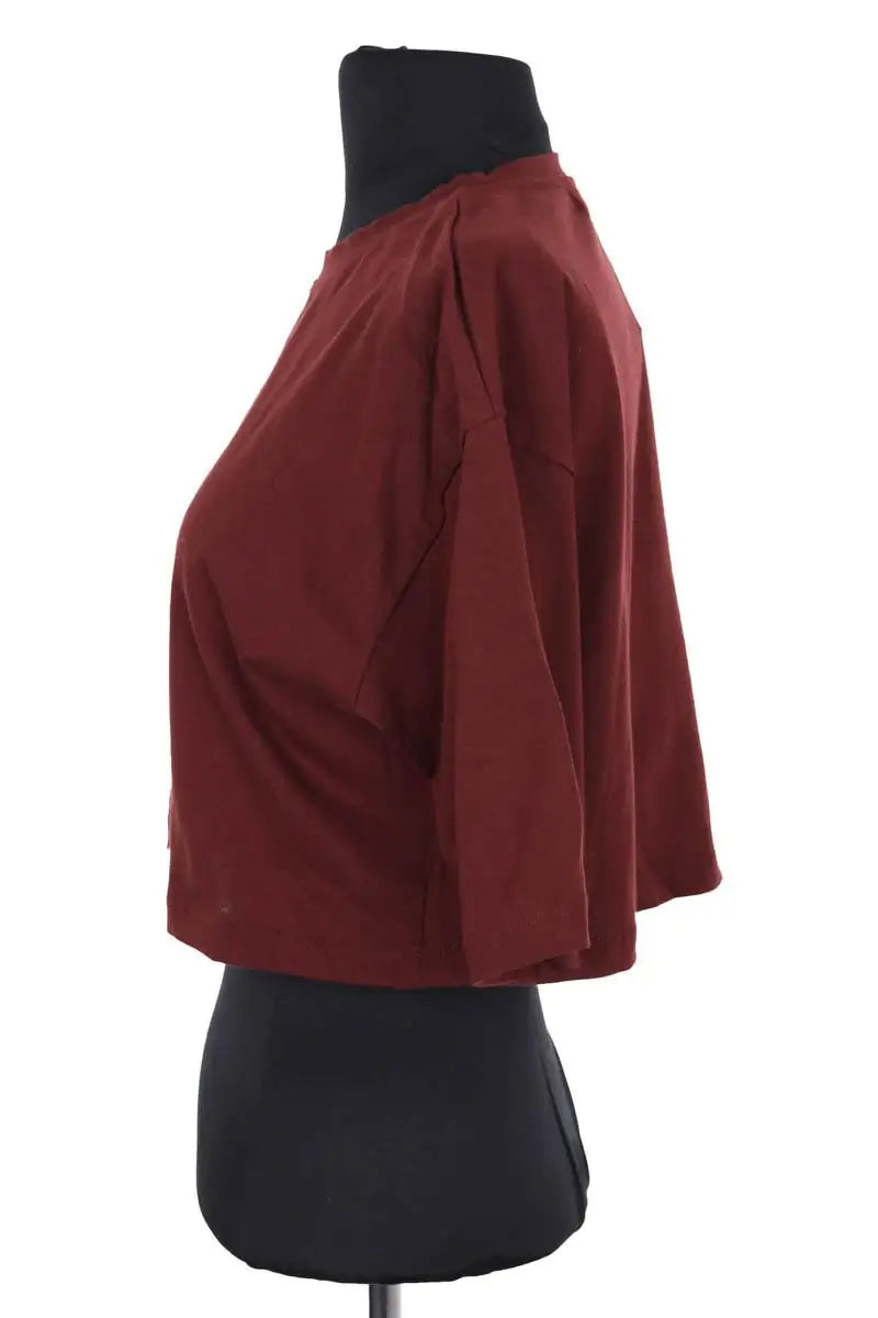T-shirt The Frankie Shop Bordeaux en Coton