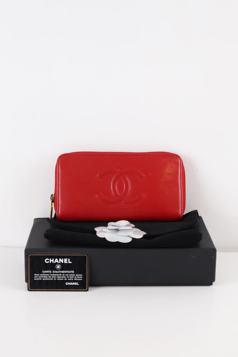 Porte-cartes Chanel  Rouge