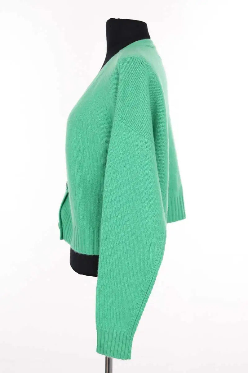 Cardigan Eric Bompard Vert en Cachemire