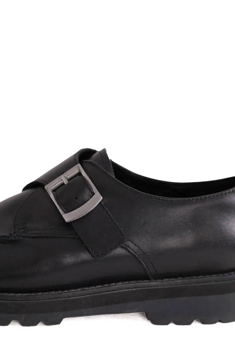 Mocassins Vagabond Noir en Cuir