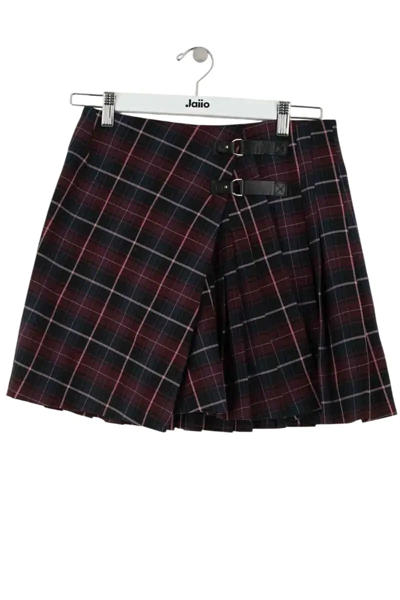 Mini jupe Maje Bordeaux en Synthétique, taille M - Seconde Main