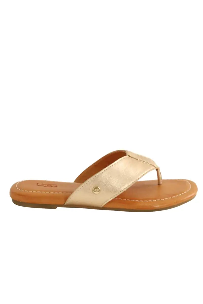 Tongs Ugg  Marron