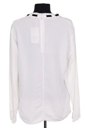 Blouse Sandro Blanc en Viscose