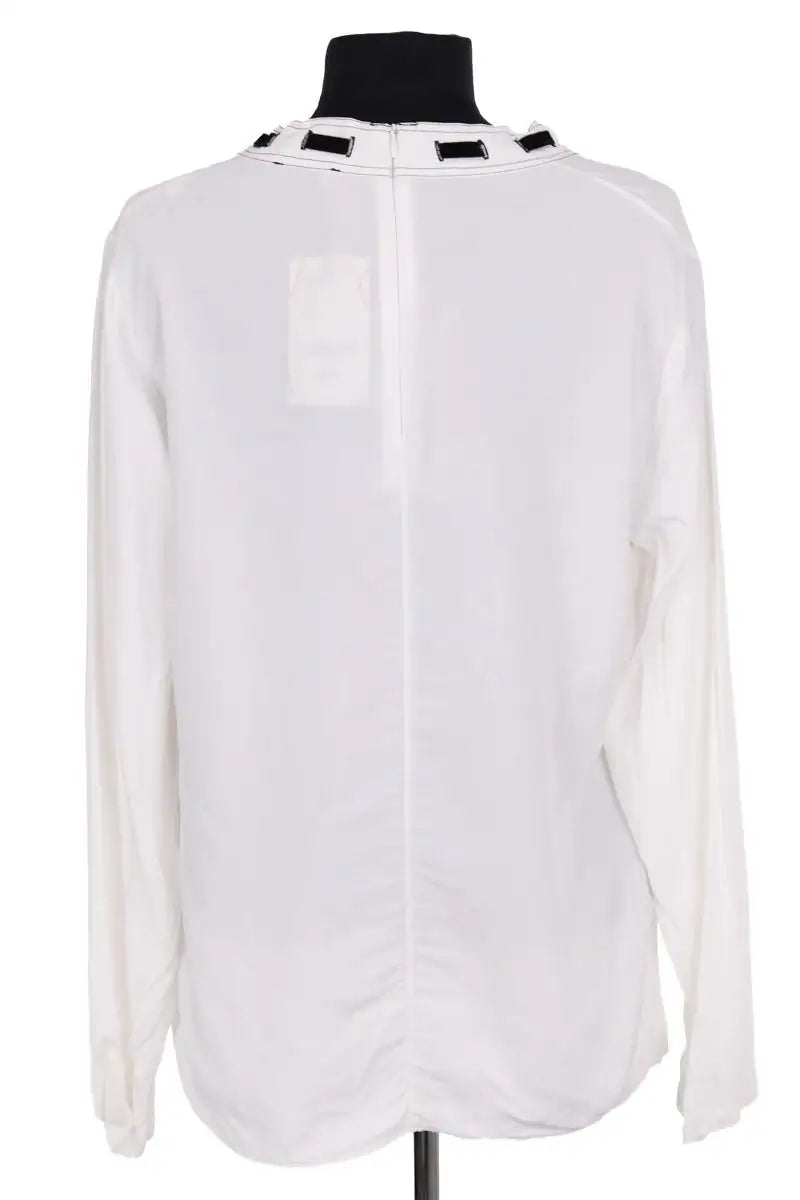 Blouse Sandro Blanc en Viscose