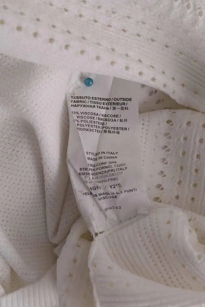 T-shirt Pinko Blanc en Viscose