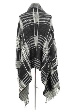 Poncho Maje  Gris
